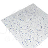 White rubber floor tile with blue flecks of Andromeda Quartz 24X24 Polished Tile