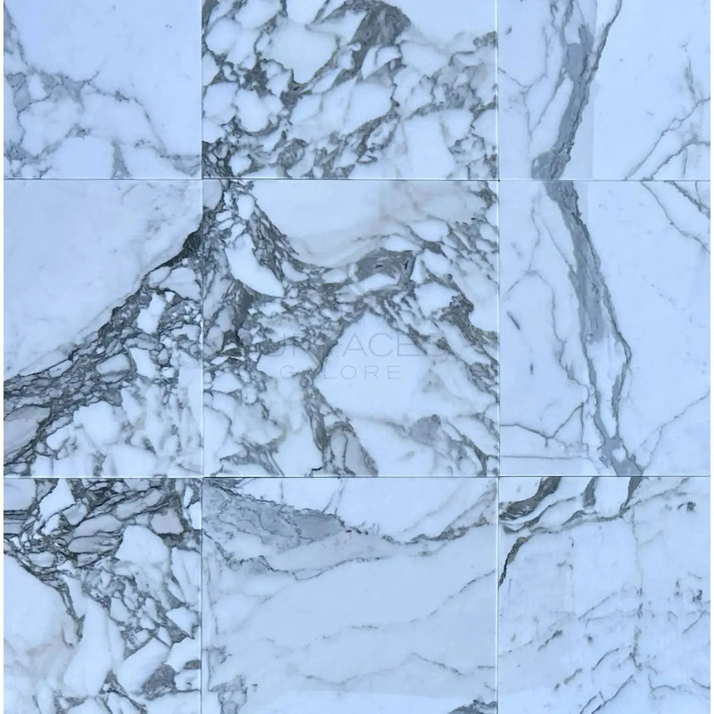 Arabescato Corchia 12X12 Marble Tile Polished or Honed featuring elegant marble tile pattern
