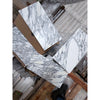 Polished Arabescato Corchia white gray marble tile slabs with veined surface