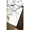 White marble slabs with intricate gray veining in arabescato corchia 12x24 polished or honed marble tile