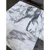 Polished Arabescato Corchia 12x24 marble tile with white slabs and black gray veining