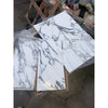 Arabescato corchia 12x24 polished or honed white marble tile with elegant gray veining and sleek luxurious design