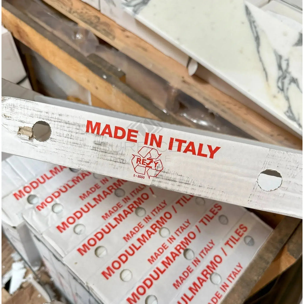 Italian-made Arabescato Corchia 18X18 Marble Tile in polished and honed finishes