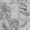 Square marble mosaic tile of Arabescato Corchia 2X2 polished or honed finish
