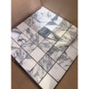 Arabescato Corchia 2x2 polished white gray marble mosaic tiles in box