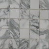 Square marble mosaic tiles in Arabescato Corchia 2X2 polished or honed finish