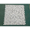 Arabescato Corchia 2-inch white gray marble hexagon mosaic tile sheet