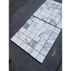 White and grey marble mosaic tile sheets for Arabescato Corchia 2X2 polished or honed finish