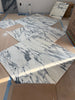 Arabescato Corchia 24x24 polished marble tile with gray white veining