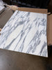 Polished Arabescato Corchia 24x24 marble tile with Carrara veining