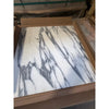 Polished Arabescato Corchia 24x24 white marble tile with gray veining