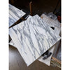 Arabescato Corchia 24x24 polished marble tile with gray veining