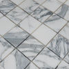 Carrara marble mosaic tile in Arabescato Corchia 2X2 polished or honed finish