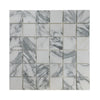 Square marble mosaic tile of Arabescato Corchia 2X2 in polished or honed finish