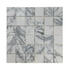 Square marble mosaic tile of Arabescato Corchia 2X2 in polished or honed finish