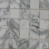 Square marble mosaic tiles in Arabescato Corchia 2X2 polished or honed finish