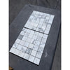 White marble mosaic tiles with gray veining for Arabescato Corchia 2X2 polished or honed finish