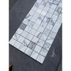 White and gray marble mosaic tiles from Arabescato Corchia 2X2 polished or honed collection