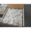Arabescato Corchia 2-inch white gray marble hexagon mosaic tiles