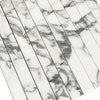 Arabescato Corchia Marble rectangular tiles with elegant marble pattern design