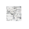 Marble-patterned stacked coasters from Arabescato Corchia Marble Mosaic collection