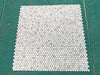 Arabescato Corchia PennyRound polished white gray marble hexagonal mosaic tile sheet