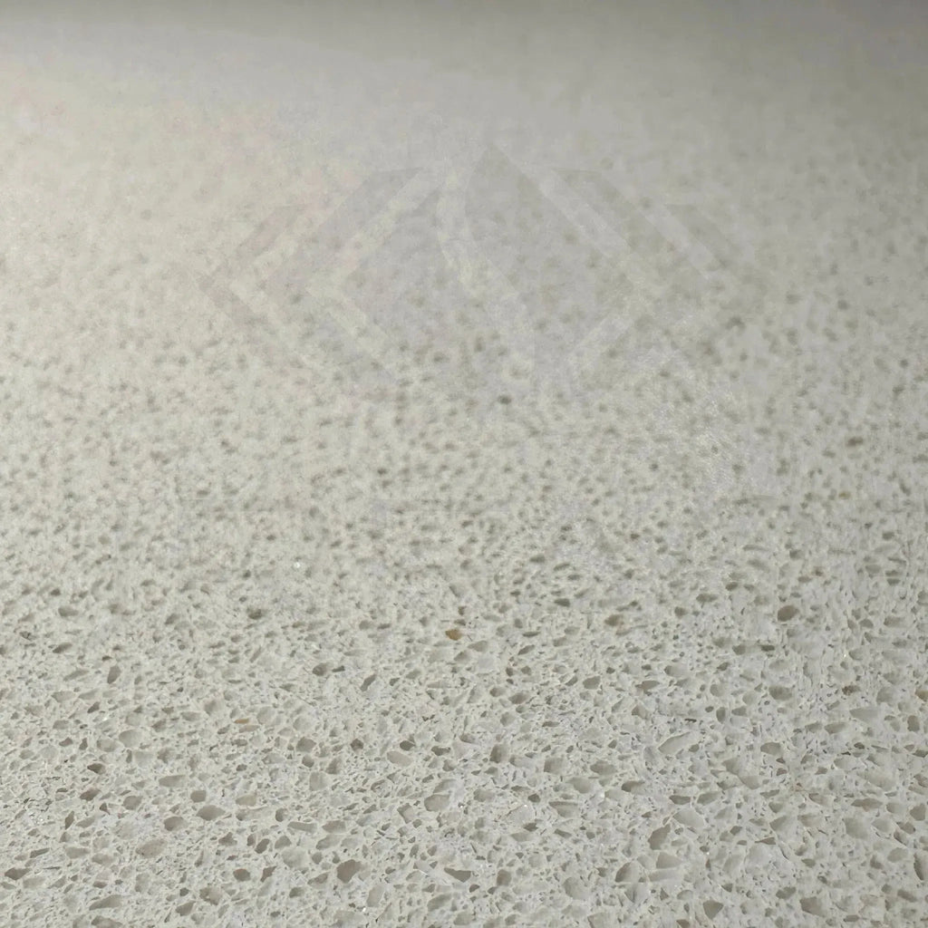 Speckled white Arcadia Quartz engineered stone countertop polished tile