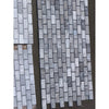 Atlantic Gray Marble 1x2 Brick Mosaic Tumbled Tile