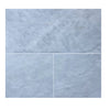 Light gray Azure Imperio 12x12 marble tile with subtle veining and polished finish