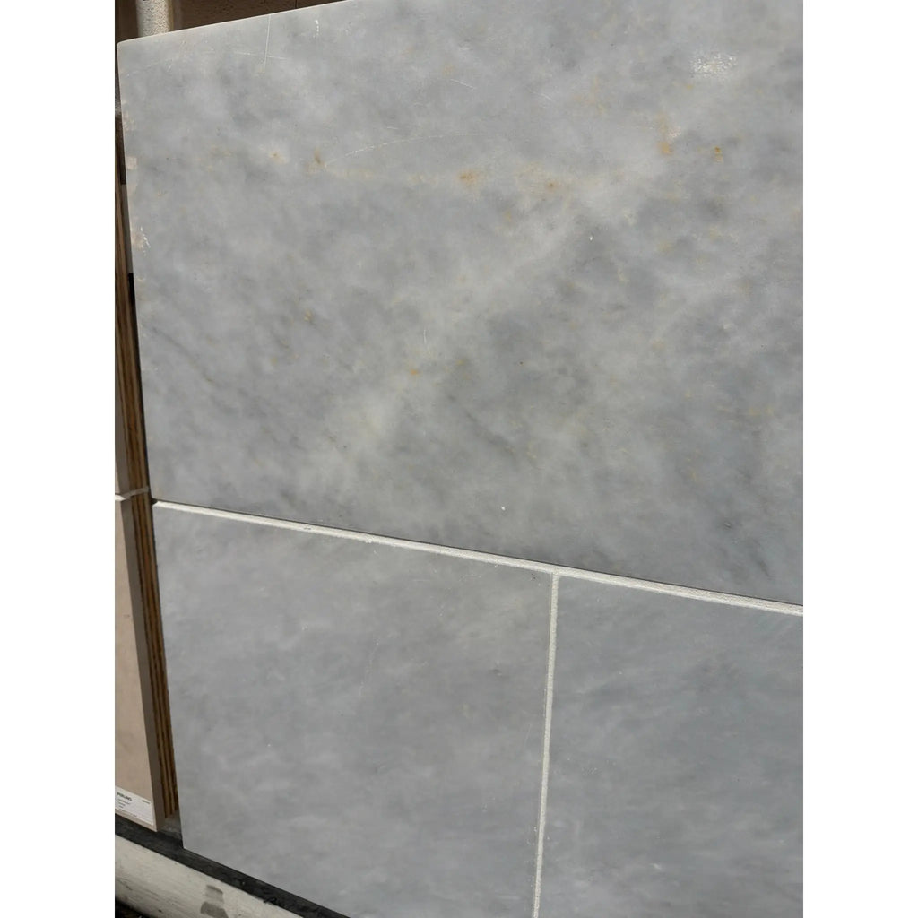 Azure Imperio 12x24 gray marble-effect wall tiles with subtle veining