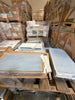 Bardiglio Imperiale 12x24 polished white marble tile with gray veining