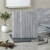 Bardiglio imperiale marble 1 1/8 x 12 mosaic gray marble-effect vertical plank tile with subtle veining and matte finish