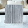 Gray marble-patterned cube in Bardiglio Imperiale Marble Mosaic design