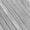 Gray Bardiglio Imperiale Marble Planks in 1 1/8 X 12 Mosaic configuration