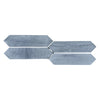 Gray marble picket tile pattern of Bardiglio Imperiale Marble 3’’ X 12’’ Mosaic