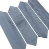 Gray Bardiglio Imperiale Marble 3’’ X 12’’ Picket Mosaic Tile displaying elegant design
