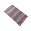 Alternating red and gray brick pattern in Bardiglio Imperiale Rojo Alicante tile