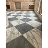 Bardiglio Nuvolato 12x12 gray and white checkered marble tiles