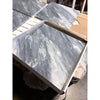 Bardiglio Nuvolato 18x18 gray marble tile with white veining, polished finish