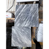 Gray and white marble tiles from Bardiglio Nuvolato 18X18 Marble collection, polished or honed finish