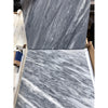 Gray and white Bardiglio Nuvolato marble tiles 18x18 polished or honed for elegant flooring