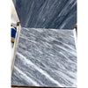 Gray and white veined Bardiglio Nuvolato 18x18 marble tiles polished or honed