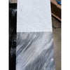 Two polished Bardiglio Nuvolato 18x18 marble slabs for elegant interior surfaces