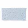 Rectangular white marble slab from Bari in Rosso Levanto 12X12 and Carrara White 4X12 Set
