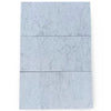 Three marble tiles comprising Bari in Rosso Levanto and Carrara White set