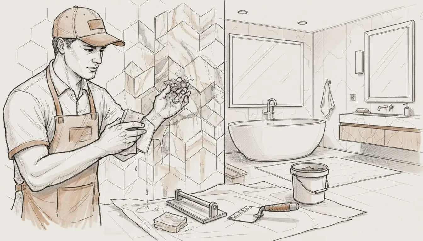 marble mosaic application