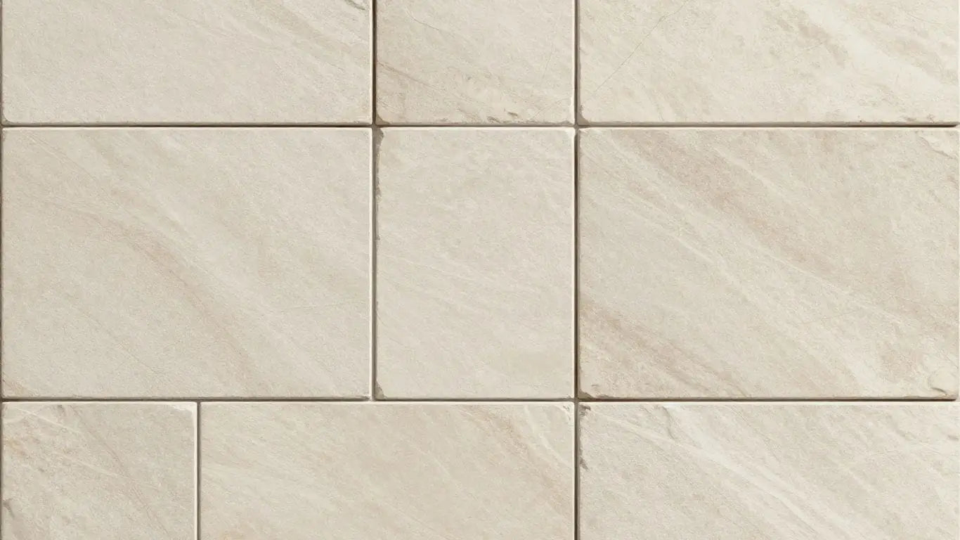Light limestone tiles sketch with natural veining