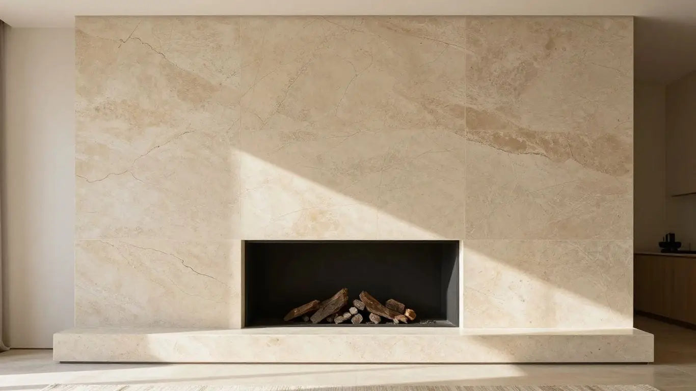 Porto Beige limestone interior sketch