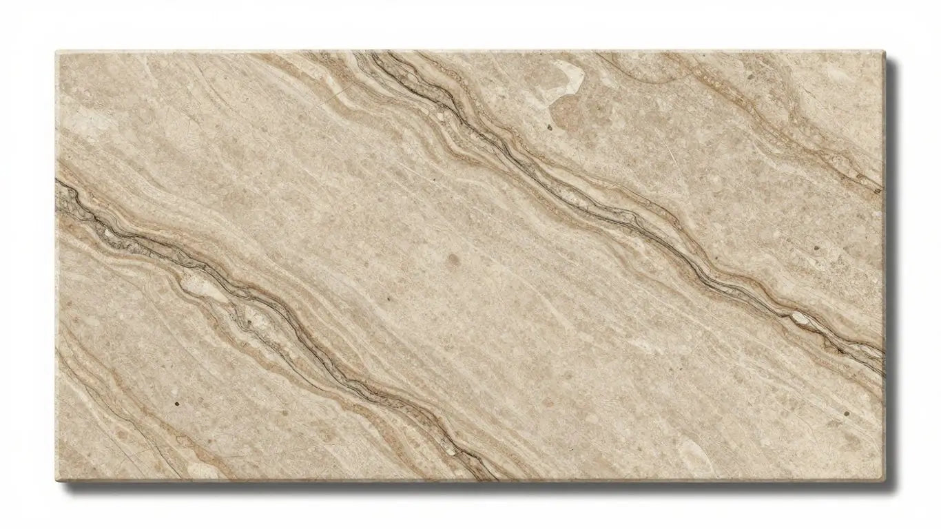 Vein cut travertine tiles sketch