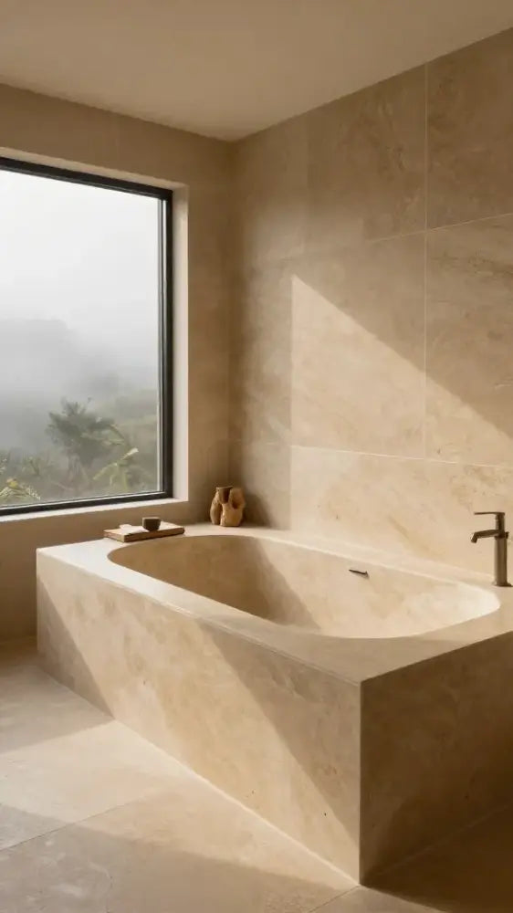 Solid Block Bathtubs for Spa Retreats